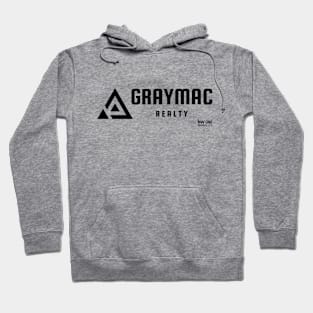 GrayMac Realty- Black Logo Hoodie